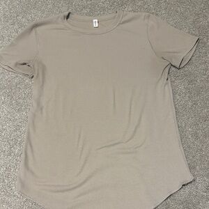 Casual Gray Short Sleeve T-Shirt
